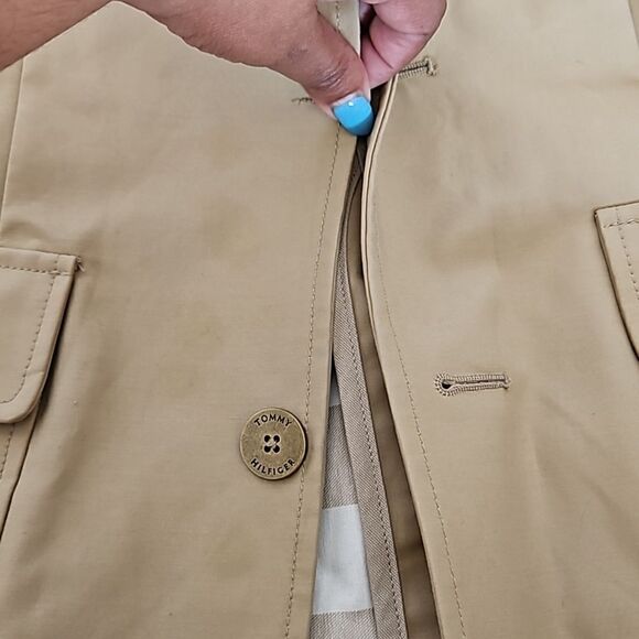 Tommy Hilfiger Men's Cotton Blazer Small Brown - Picture 16 of 16